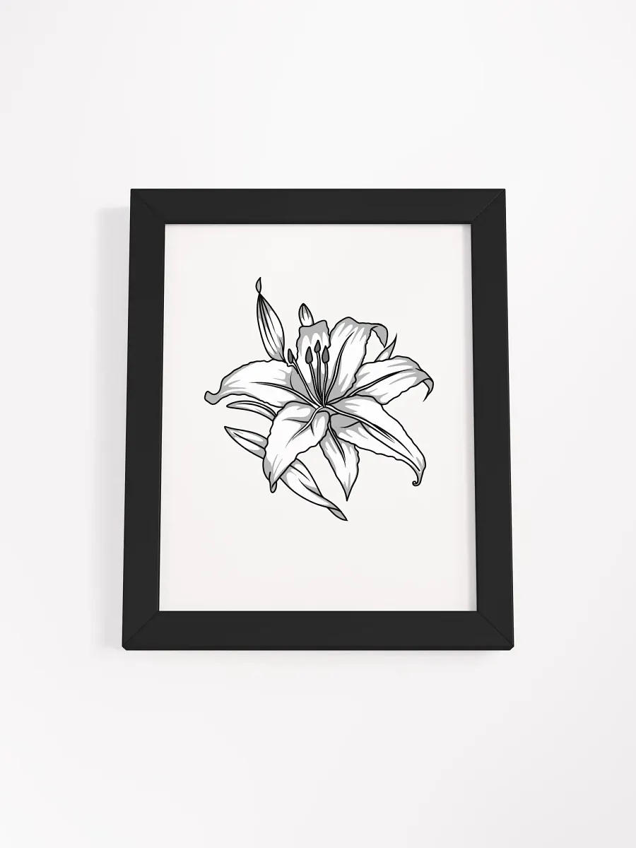 Elegant Lily - Original Botanical Print product image (1)