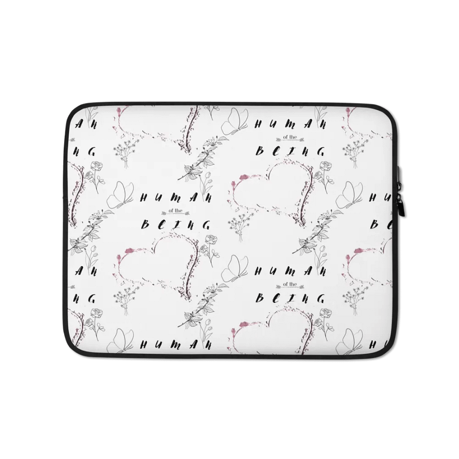 Heartfelt Laptop Sleeve, "Human of the Being" product image (1)