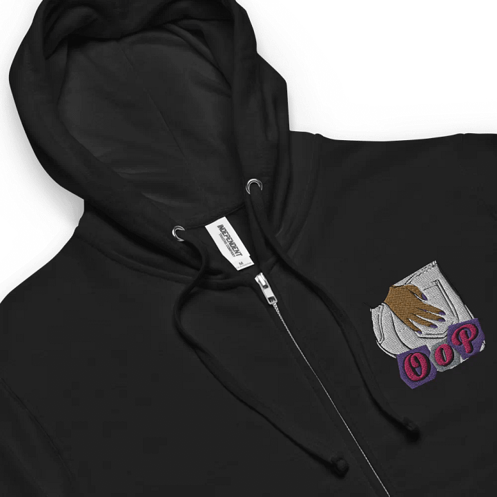 Printed/Embroidered OoP & Elusivemelody Zip-up Hoodie product image (2)