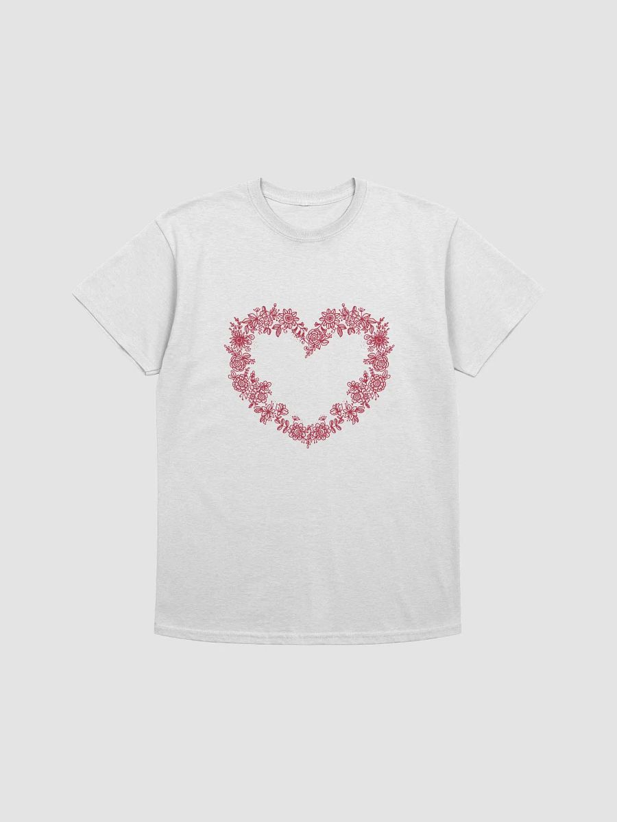Red Floral Heart Women's T-Shirt product image (39)