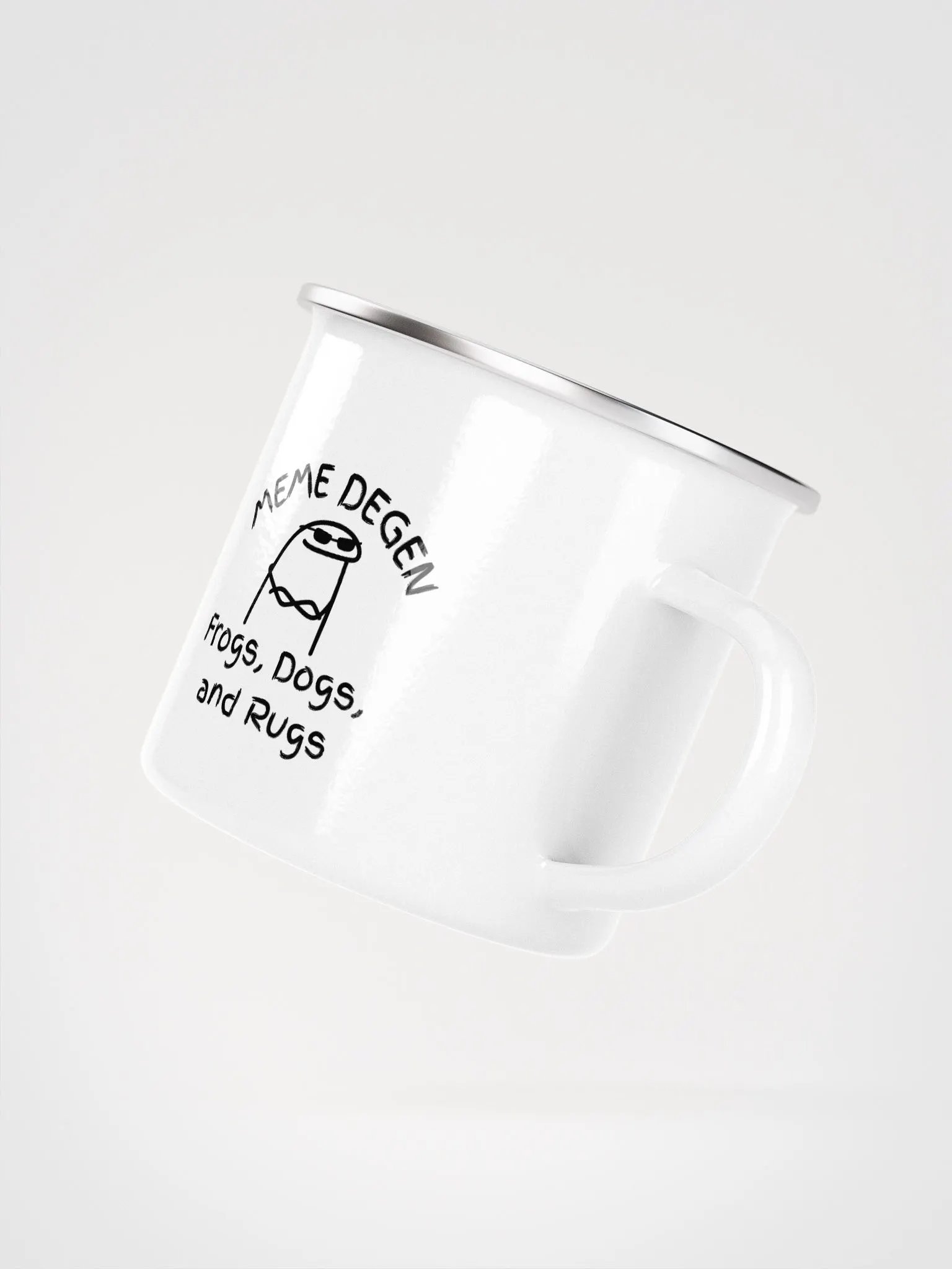 Frogs, Dogs and Rugs | Enamel Mug product image (2)