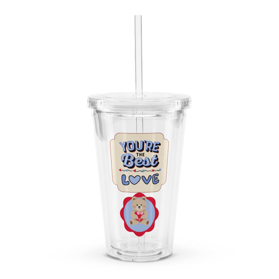 Love Teddy Double Wall Tumbler (Best gift for Males) product image (1)