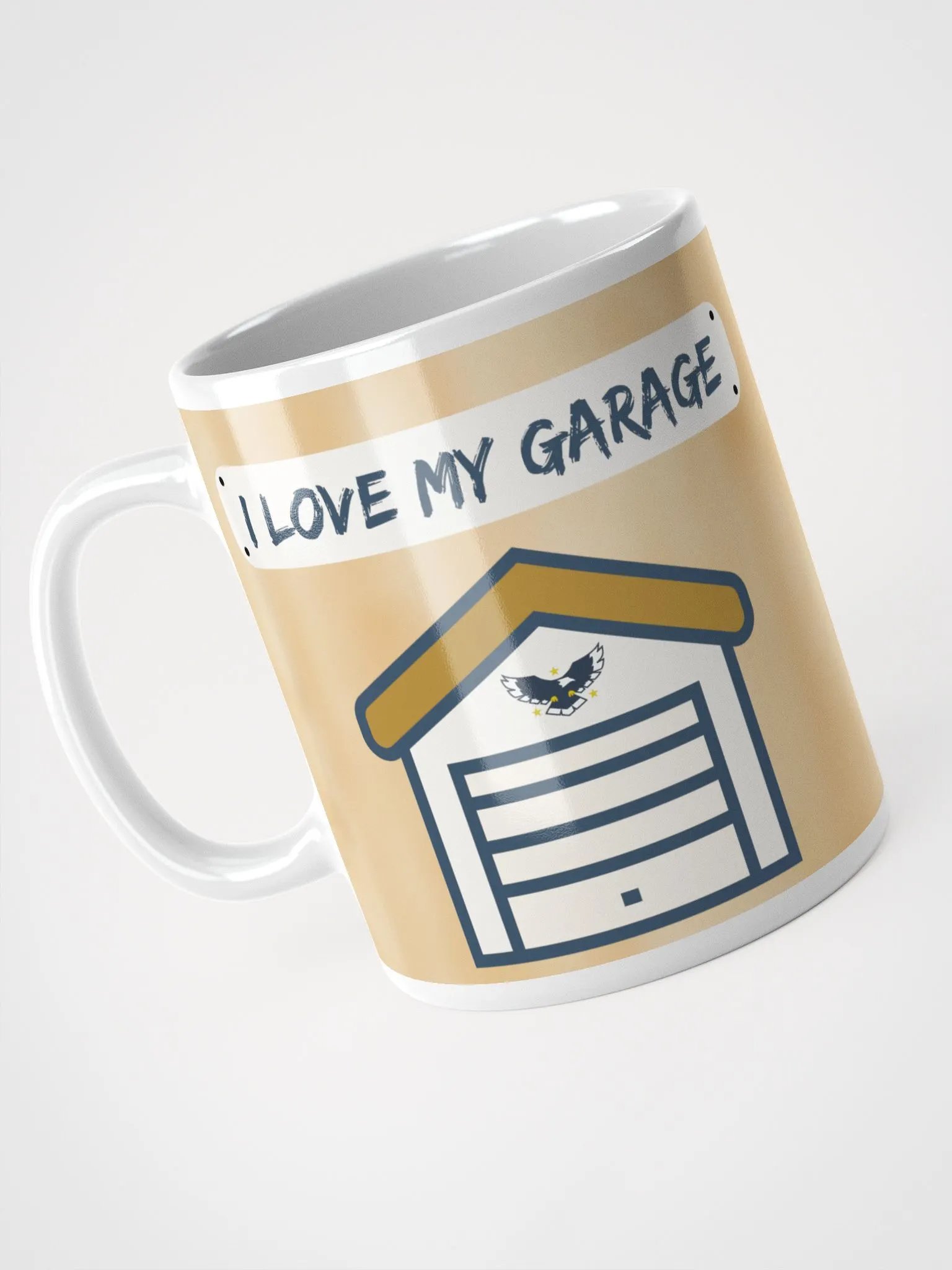 I Love My Garage - mug - white - hickory product image (1)