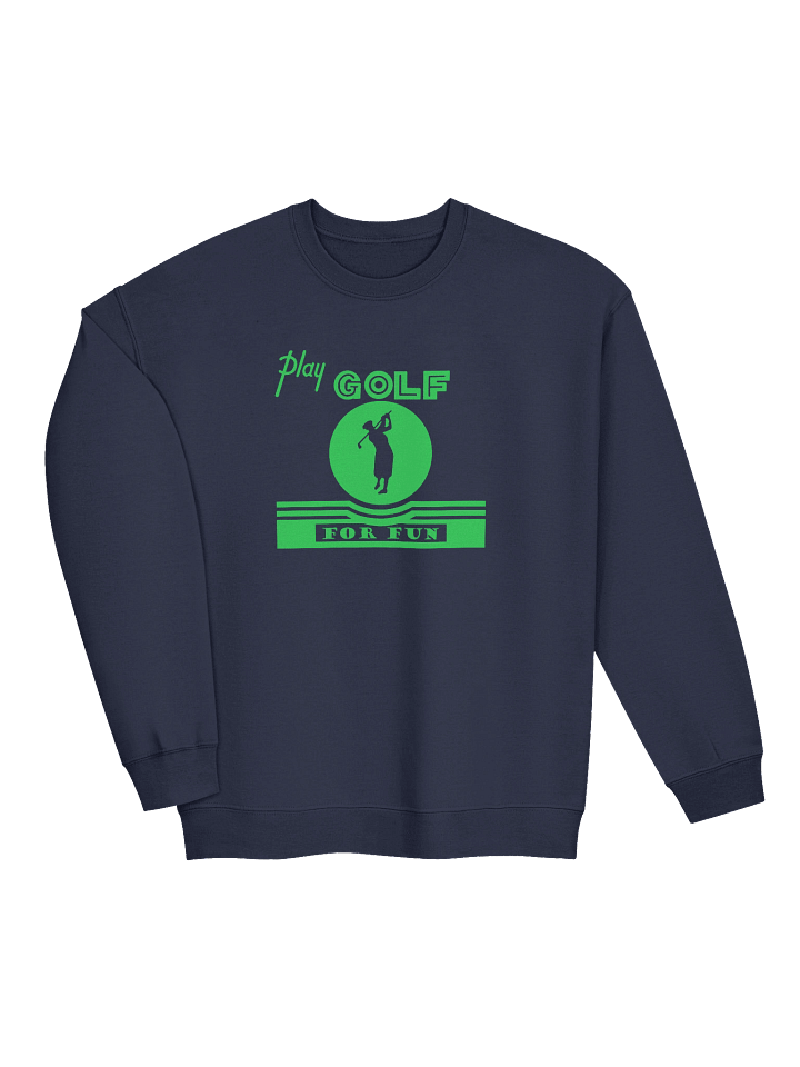 'Golf for Fun' Sweatshirt — Dark product image (2)