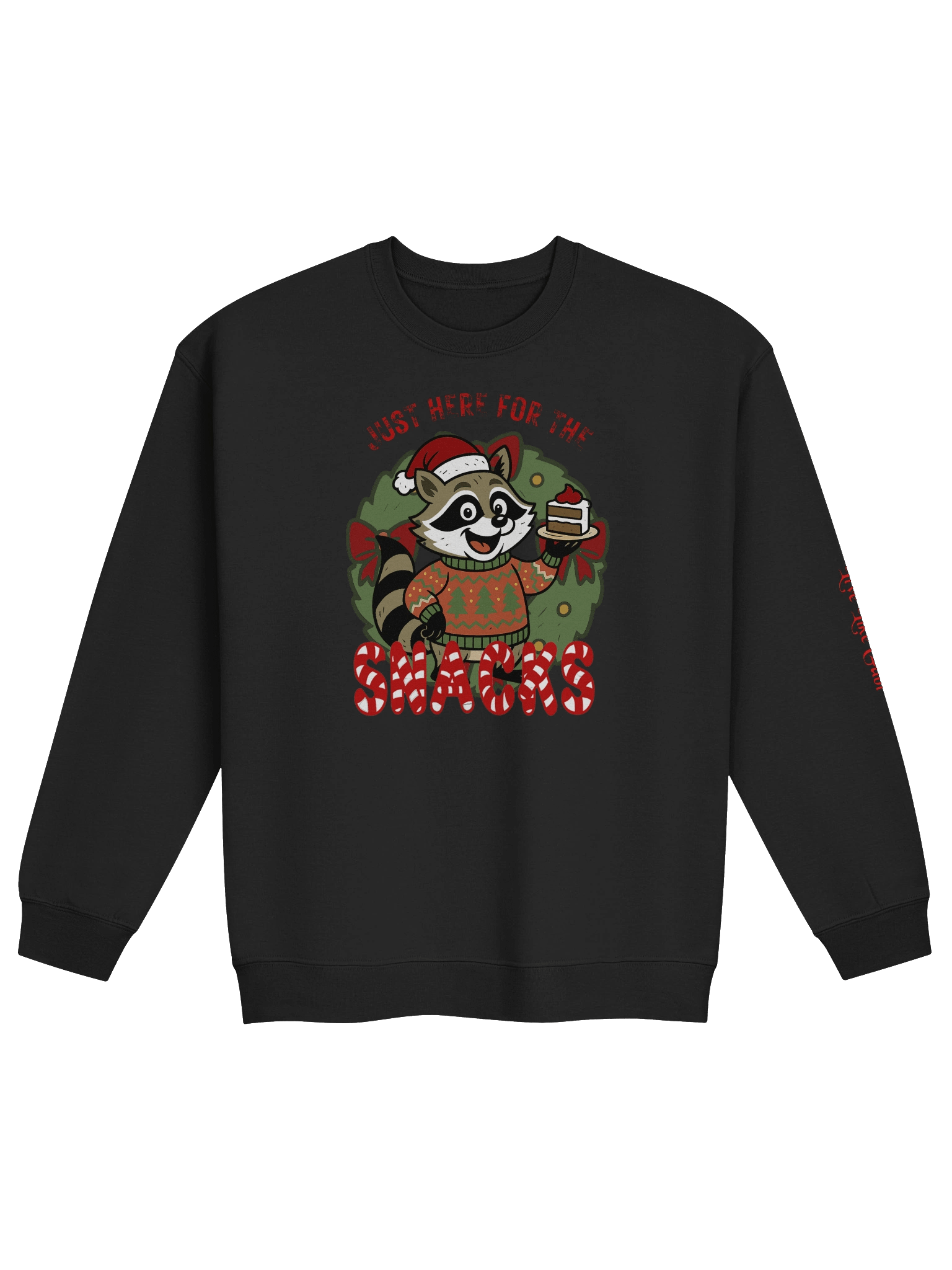 Festive Raccoon Snack Time Sweatshirt product image (1)