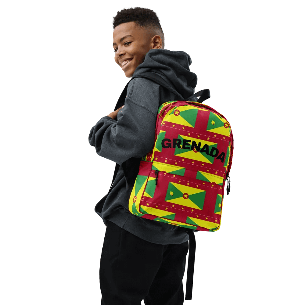 Grenada Flag All-Over Print Backpack product image (7)