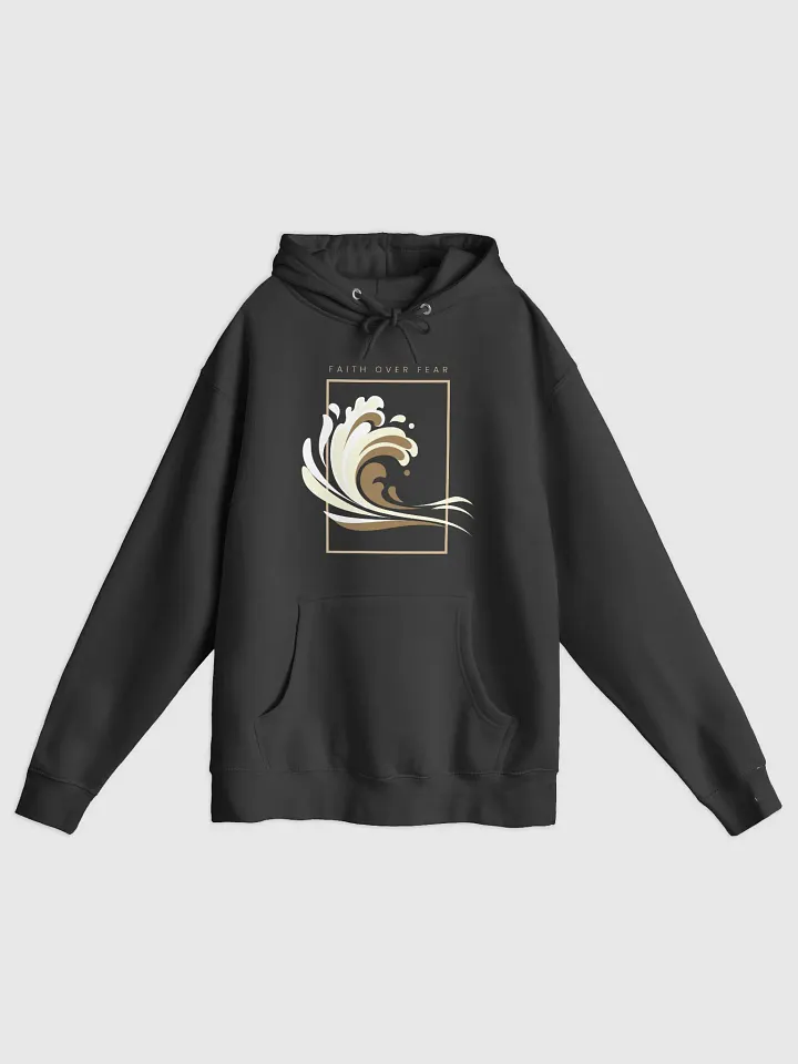 "Faith Over Fear" Wave Hoodie product image (1)