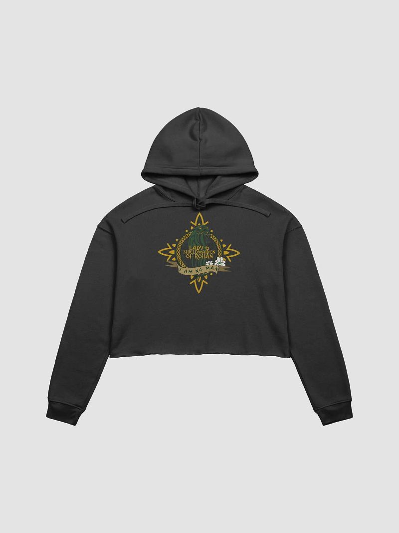 Lady & Shieldmaiden of Rohan Crop Hoodie Sweatshirt | Éowyn Design