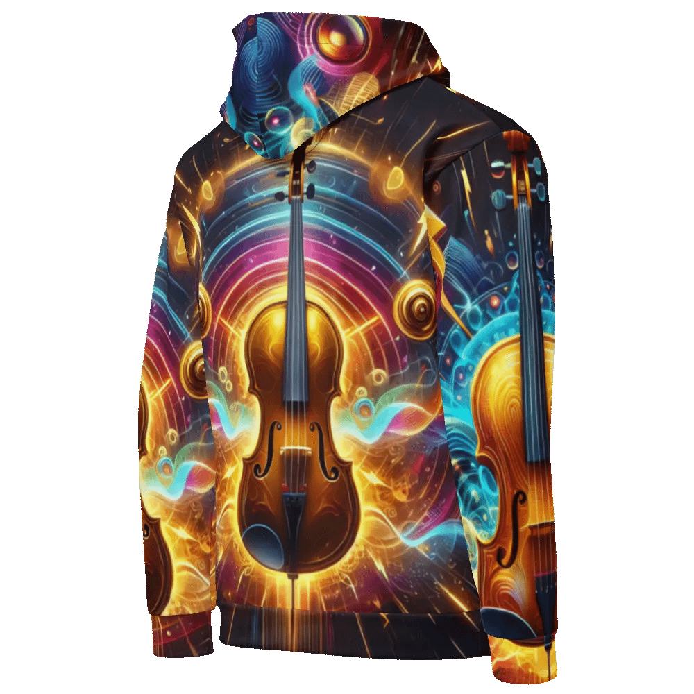 Violin Musical Instrument - All-Over Unisex Hoodie #2 product image (7)