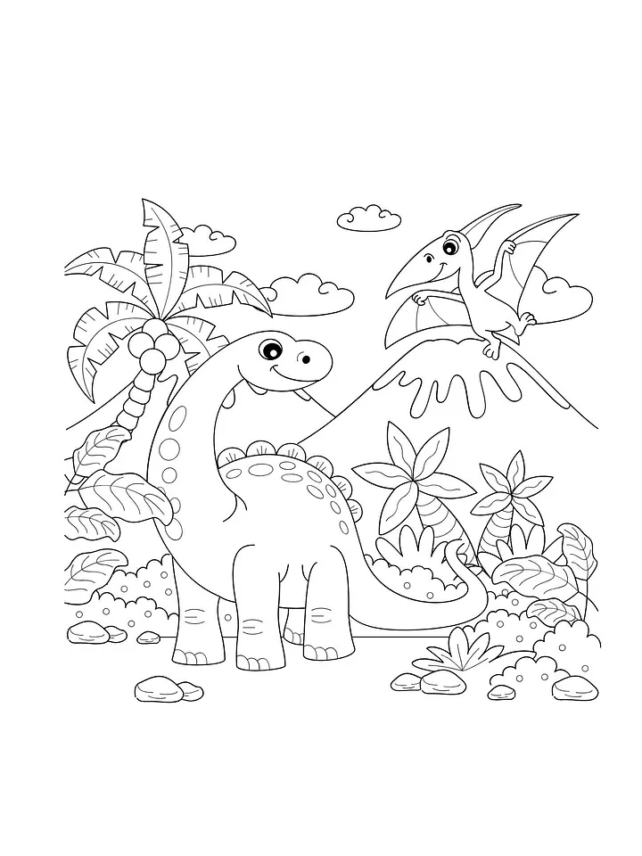 Dinosaur Adventures A Coloring Book product image (2)