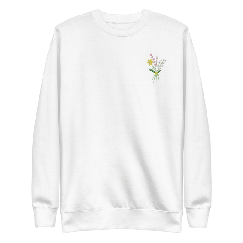 Flower Garden Embroidered Sweatshirt product image (2)