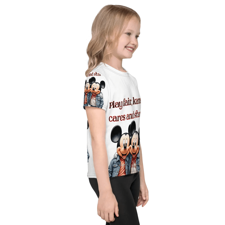 Karma Cares All-Over Print Kids T-Shirt product image (5)