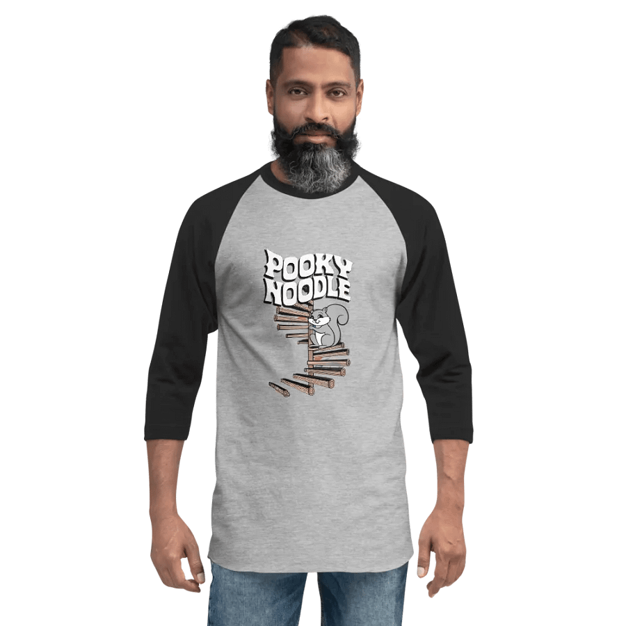 POOKY NOODLE ¾ Sleeve Raglan Tee product image (2)
