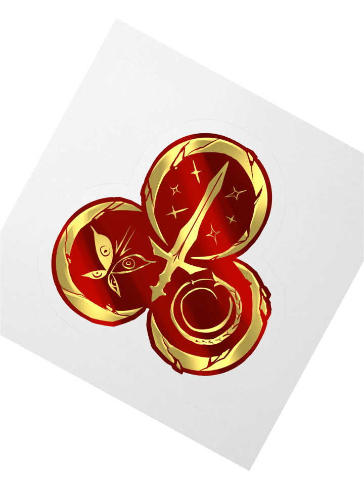 Thrice-Marked Sword Sticker product image (2)