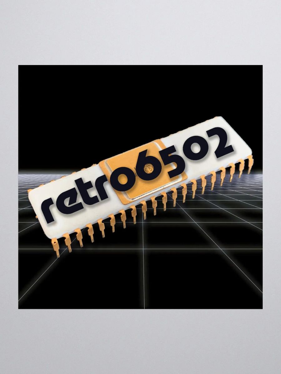 Retro 6502 Sticker product image (1)