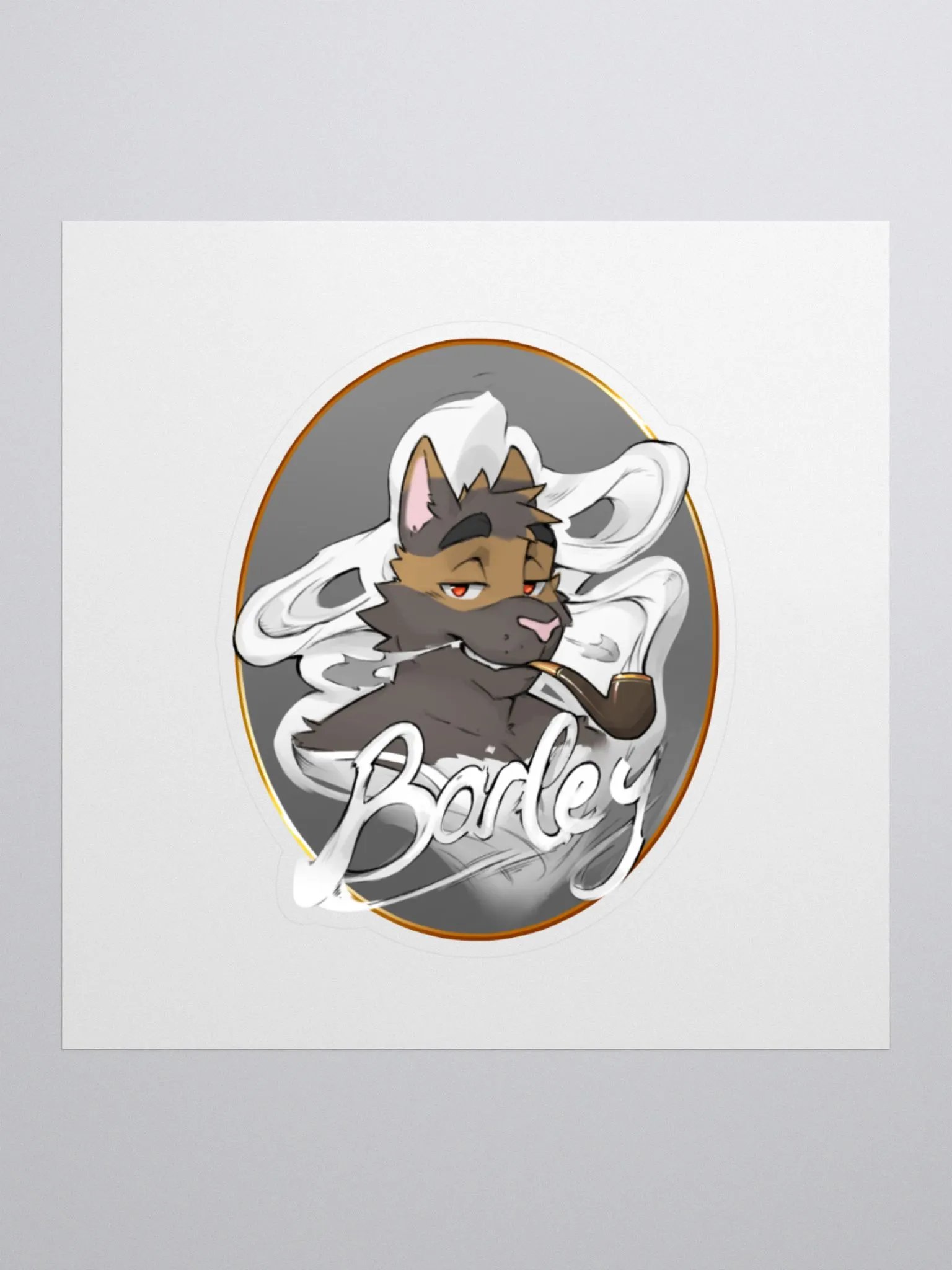 SMOKER CAT Sticker product image (2)