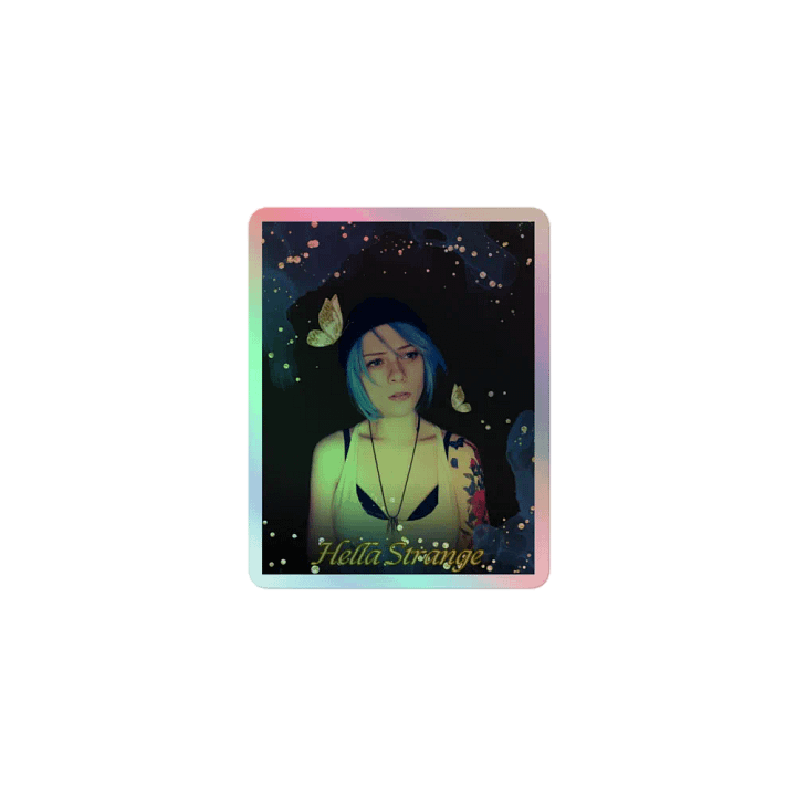 Hella Flutter Firefly holo sticker product image (1)