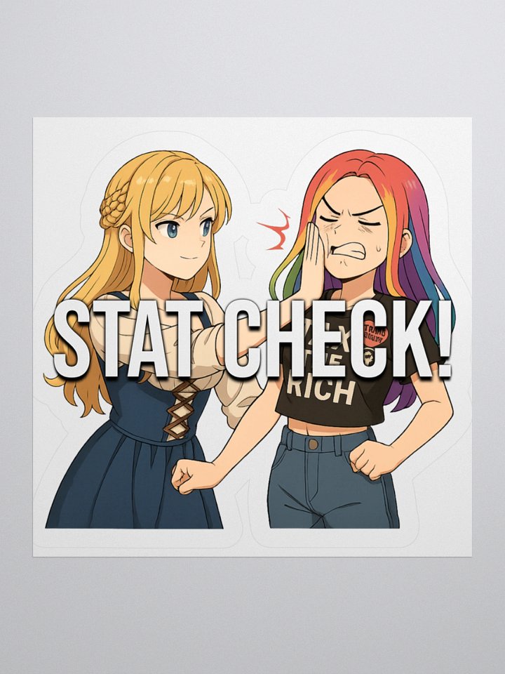 STAT CHECK Sticker product image (2)