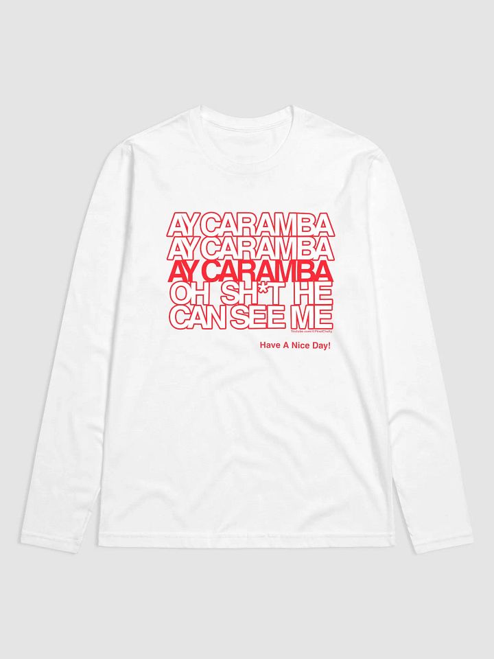 Ay Caramba Premium Fitted Printed Long Sleeve product image (1)