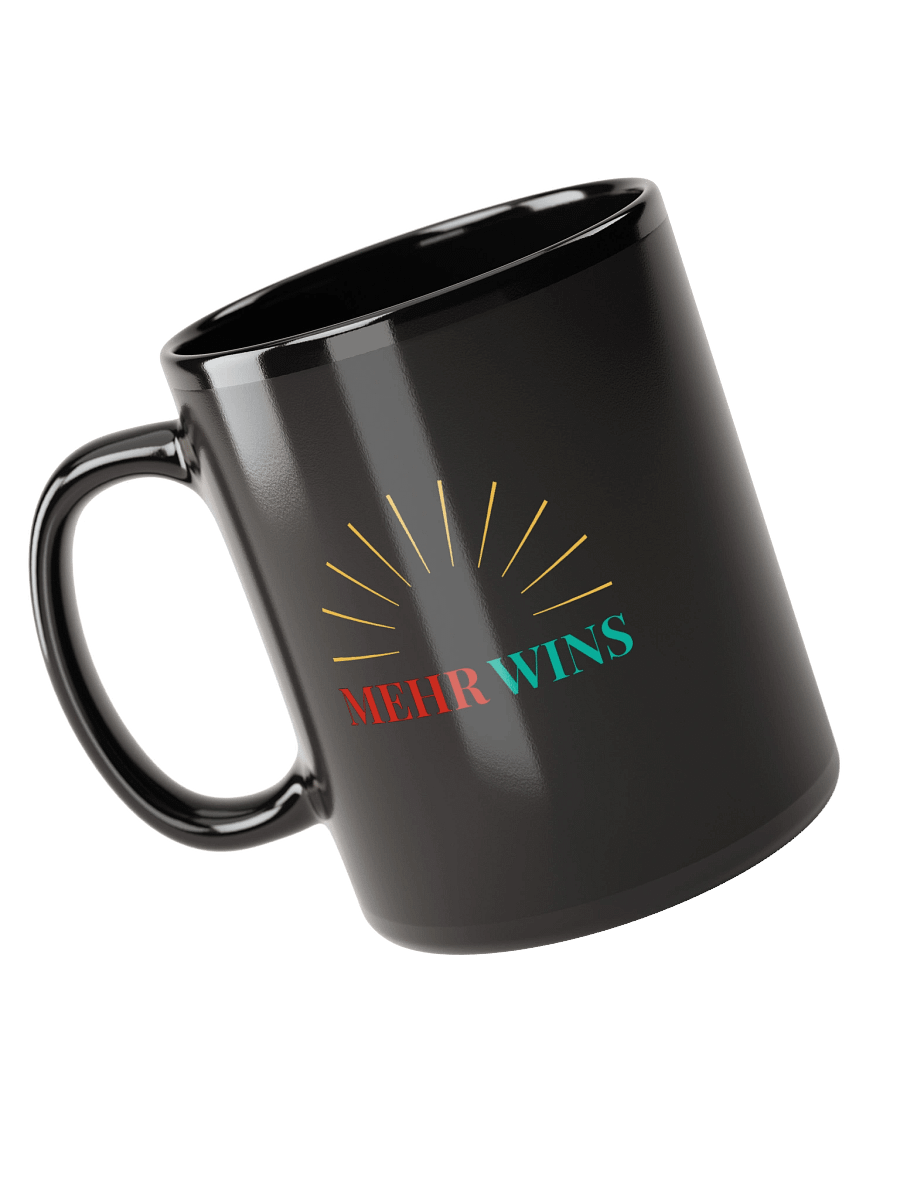 Mehr Wins - Black Mug (Style 4) product image (3)