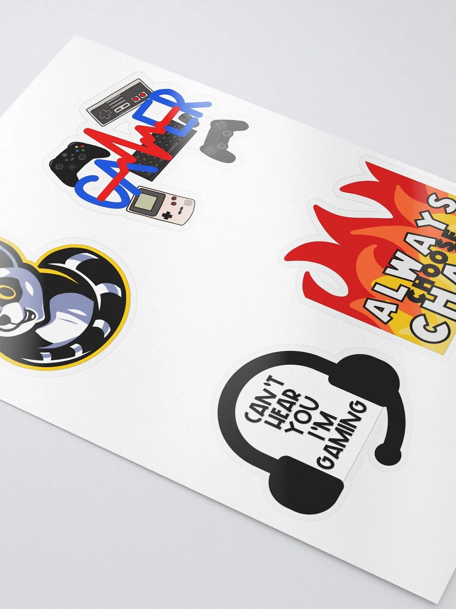 Lemur Gaming Kiss Cut Sticker Sheet Pack product image (3)