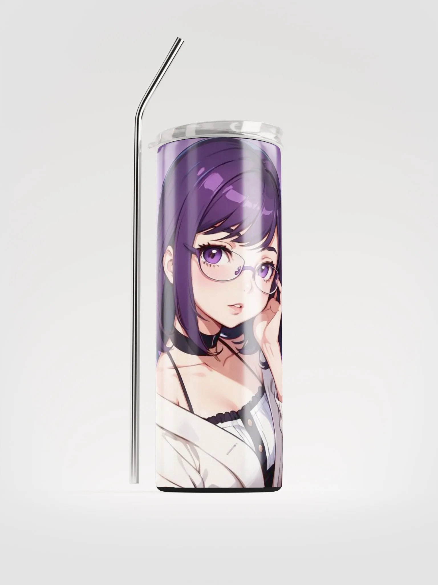 (Purple WAIFU) K Stainless Steel Tumbler product image (1)