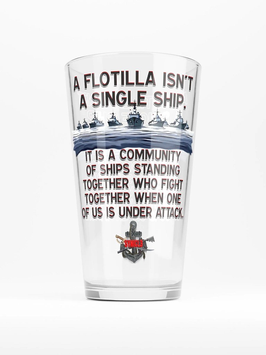A Flotilla - Pint Glass product image (3)