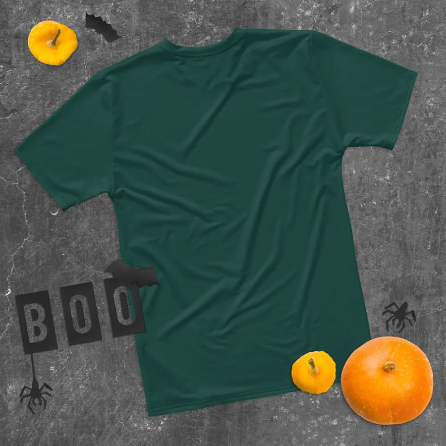 Plain Dark Green Soft Summer Men's Crewneck Polyester Heavyweight Premium T-Shirt by Treasure Pie product image (11)