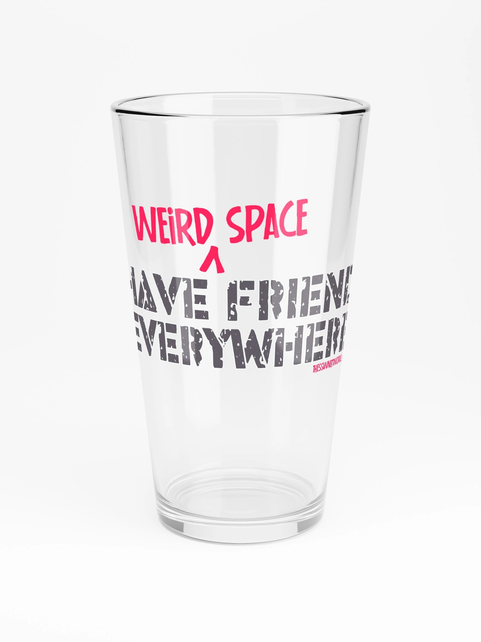 Weird Space Friends Pint Glass product image (3)