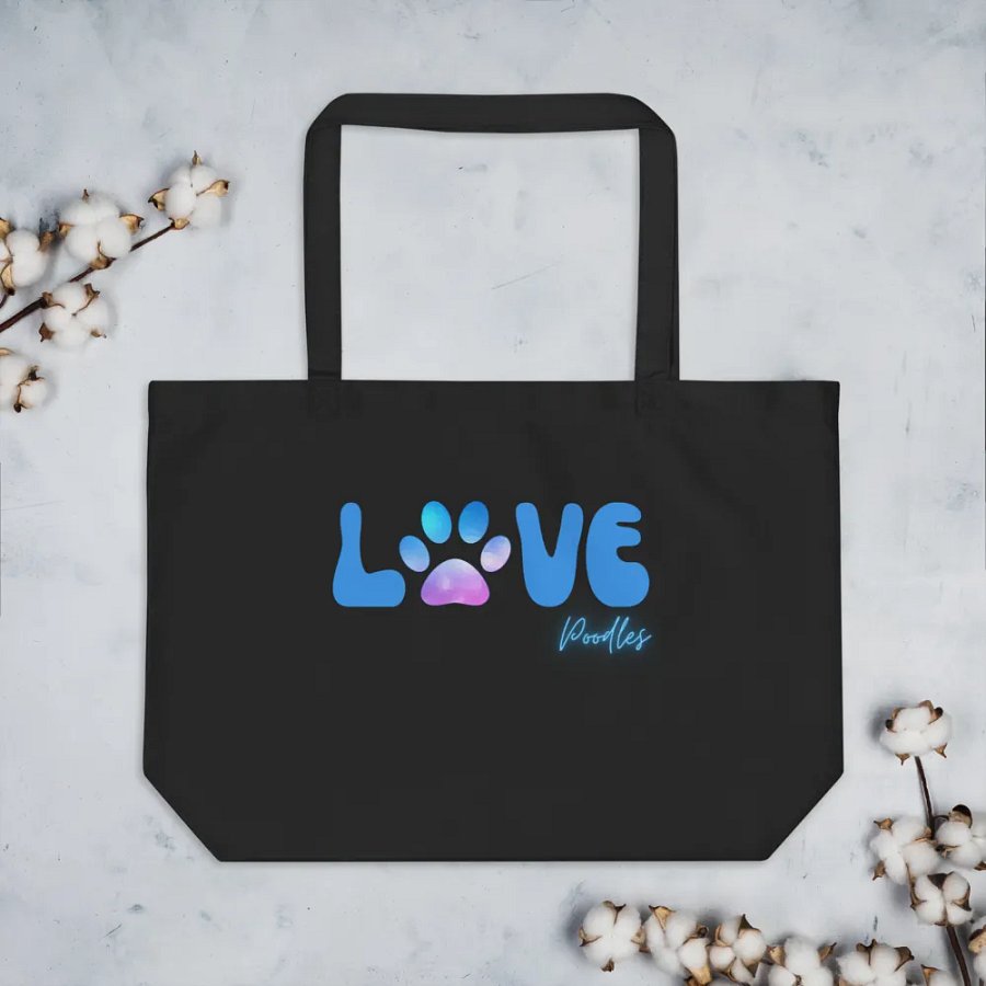 Pawfect Love Poodles Tote Bag product image (7)