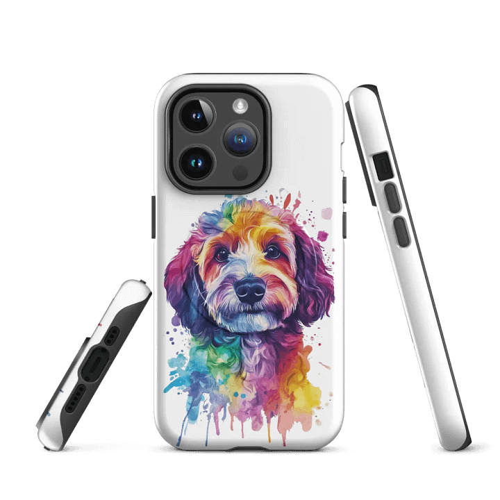 Cockapoo Dog Art iPhone® MagSafe® Tough Case product image (3)