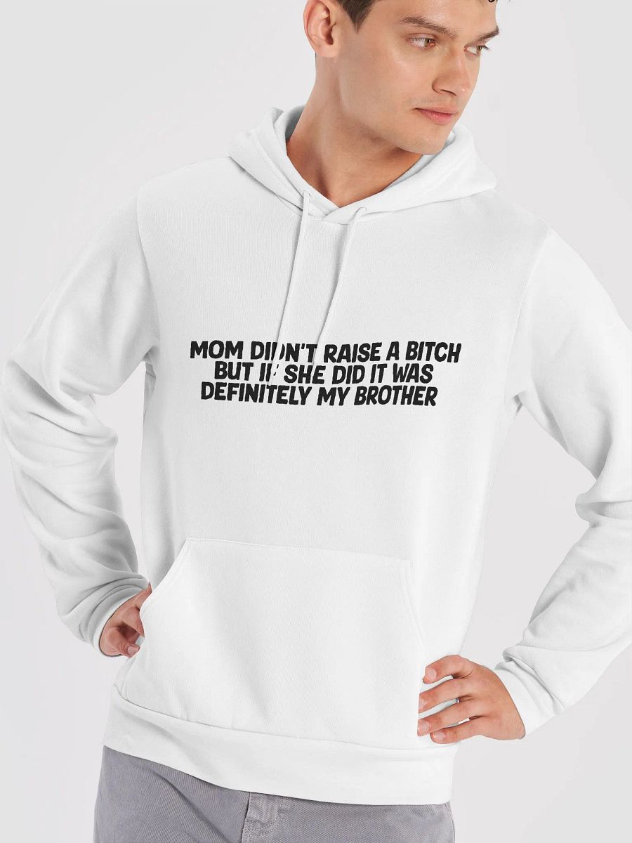 White Raised Brother Hoodie product image (12)