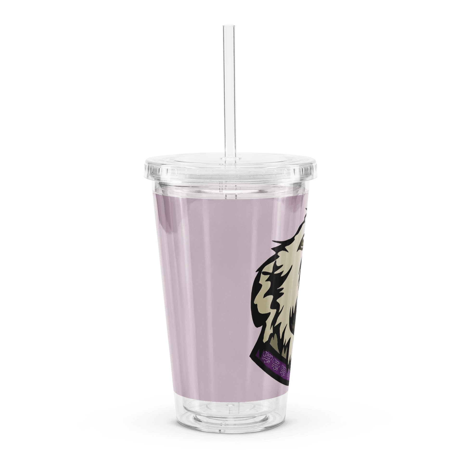 16 oz Double-Wall Plastic Tumbler — Grainne on Lavender product image (3)