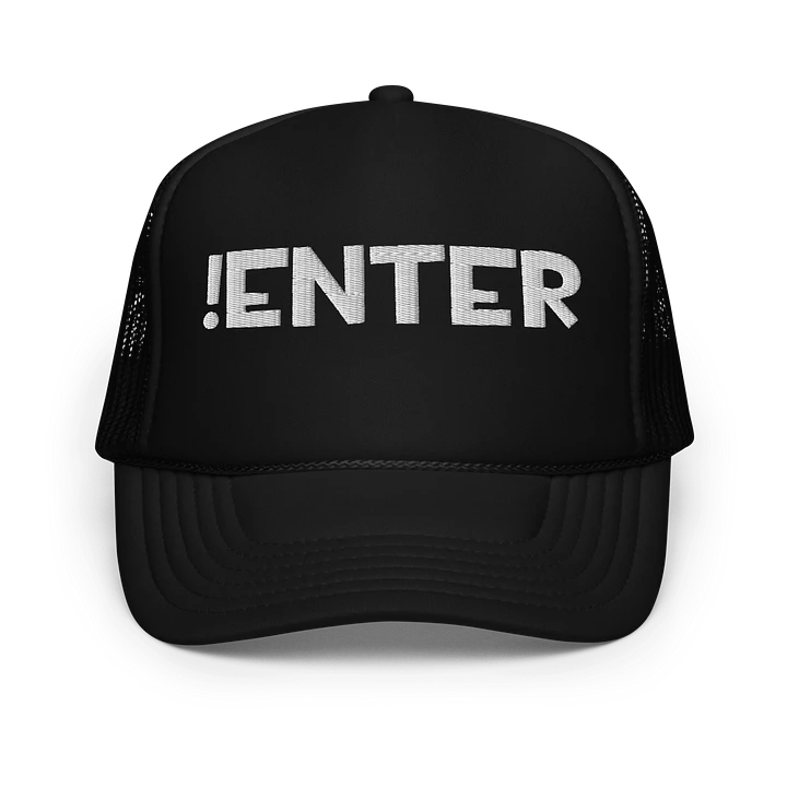 !ENTER 3D Puff Embroidered Hat product image (1)