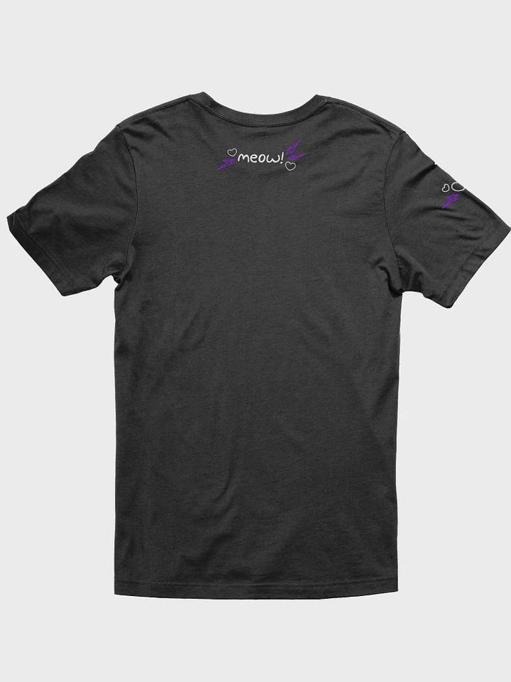Lovely Digital Meow // T-Shirt - Purple - Dark Mode product image (2)