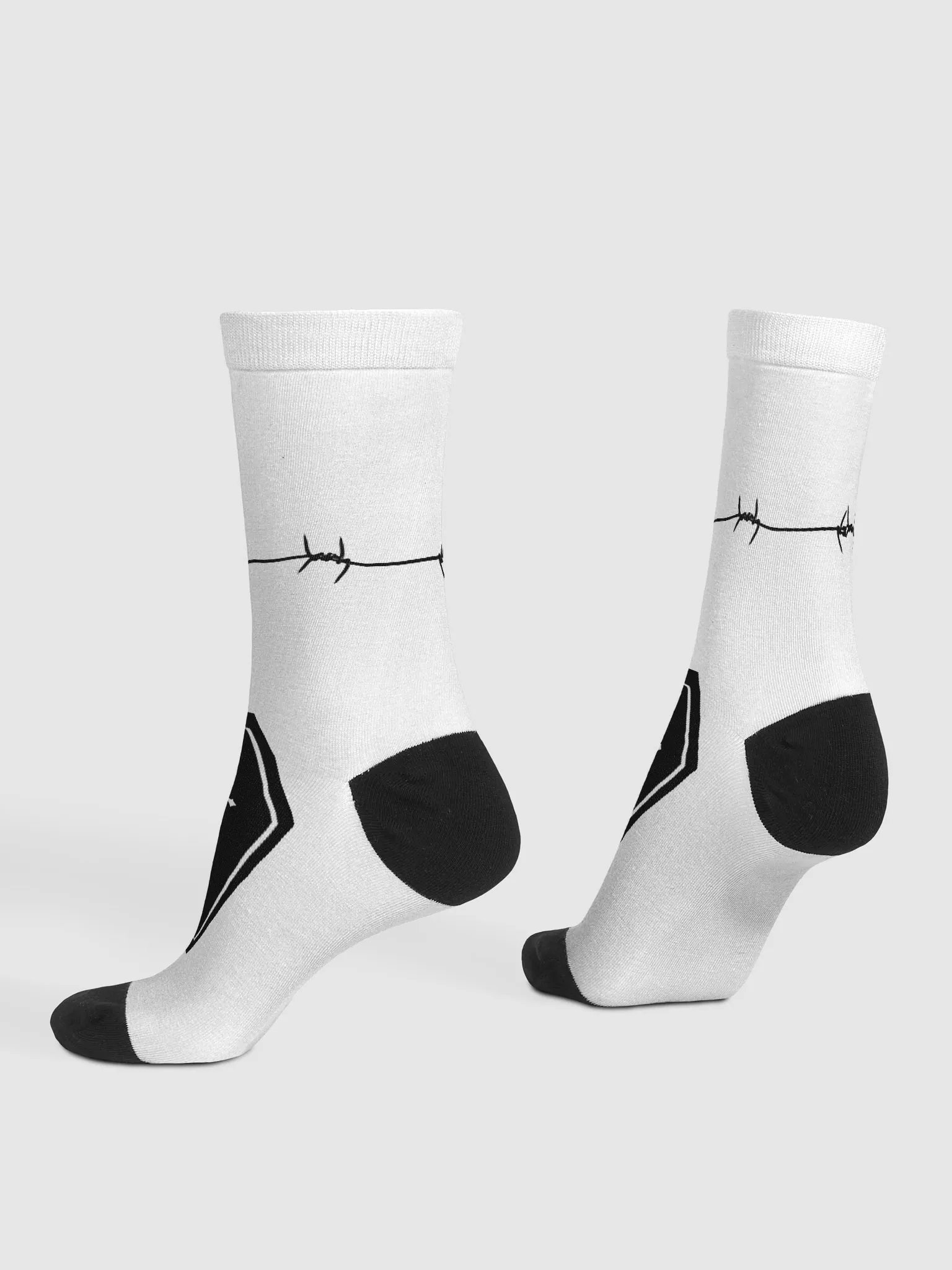 Barbed Wire Coffin Socks product image (4)