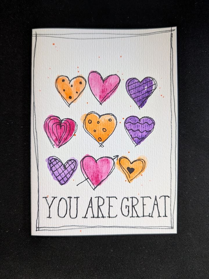 Greeting Card "YOU ARE GREAT" product image (1)