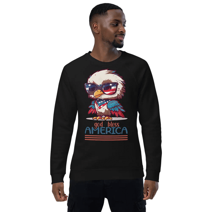 Eco Warrior Eagle Raglan Sweatshirt product image (1)