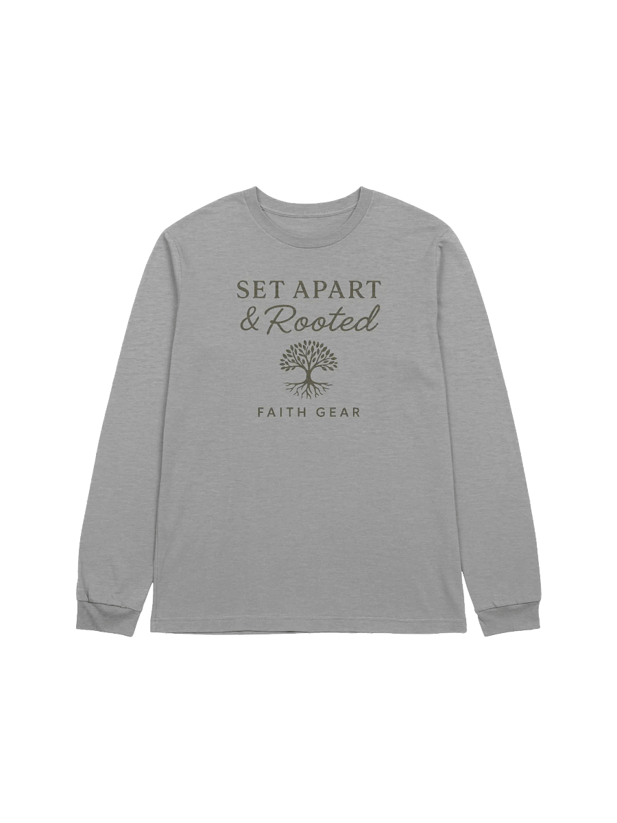 Set Apart & Rooted Branded Long Sleeve Tee (Light Colors) product image (1)