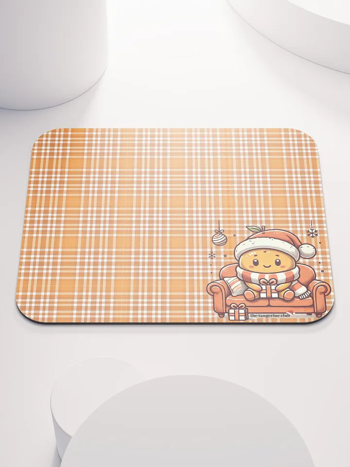 Tangerine Xmas Mouse Pad product image (1)
