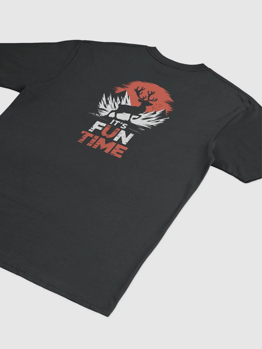 It's Fun Time Sunset Reindeer Christmas Tee product image (4)