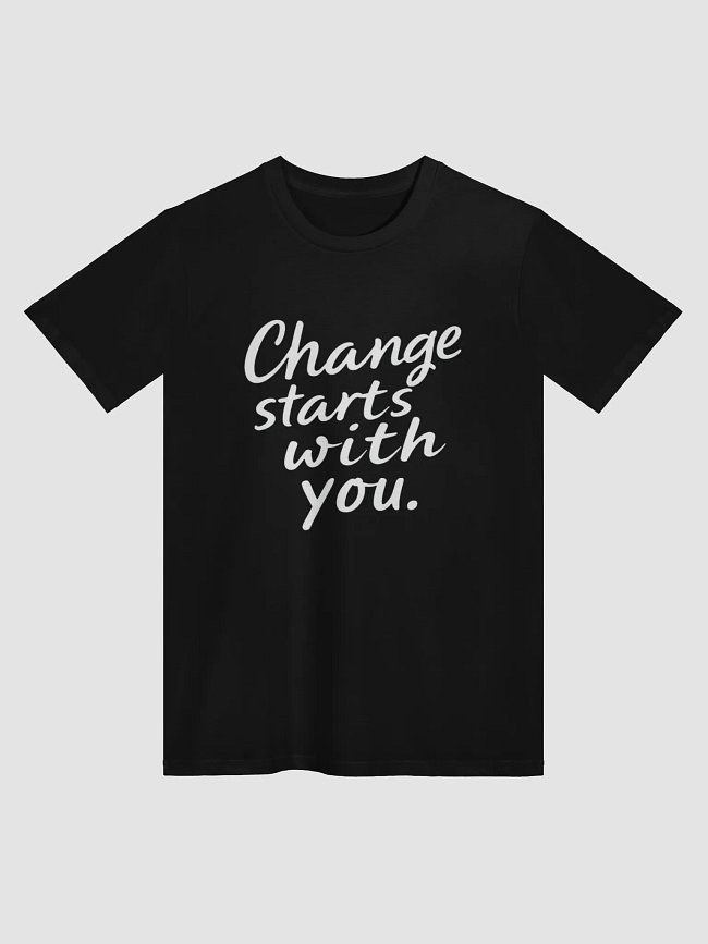Leonardo DiCaprio: Change starts with you.
