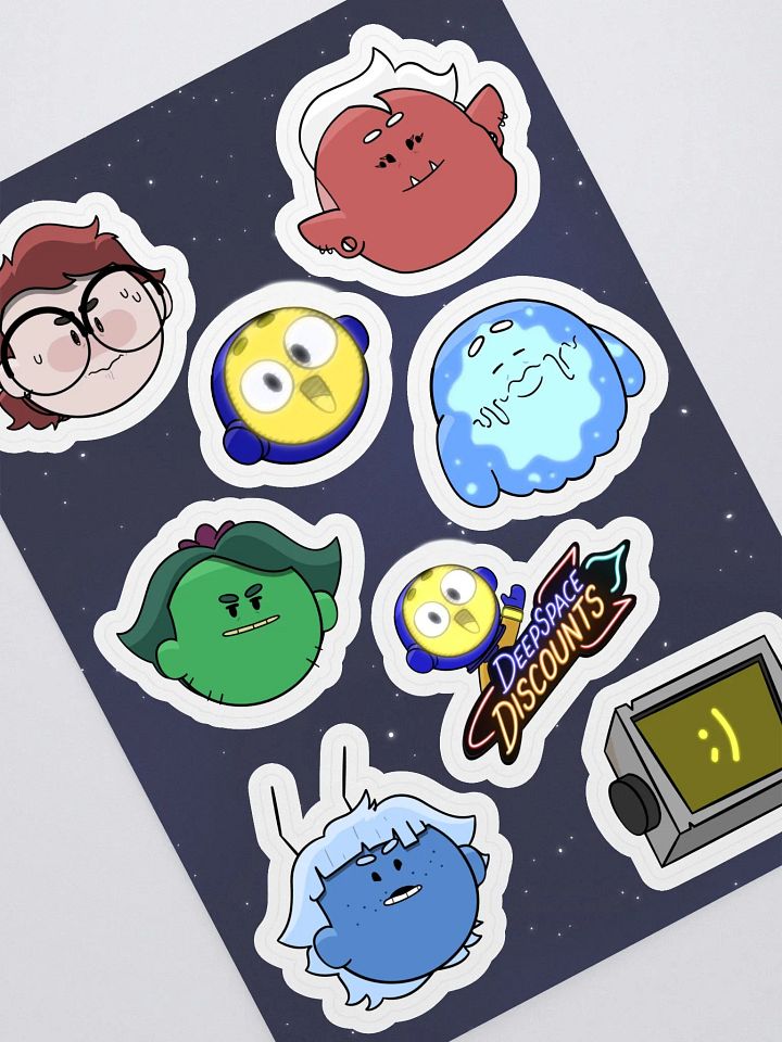 Deep Space Discounts Sticker Sheet product image (2)