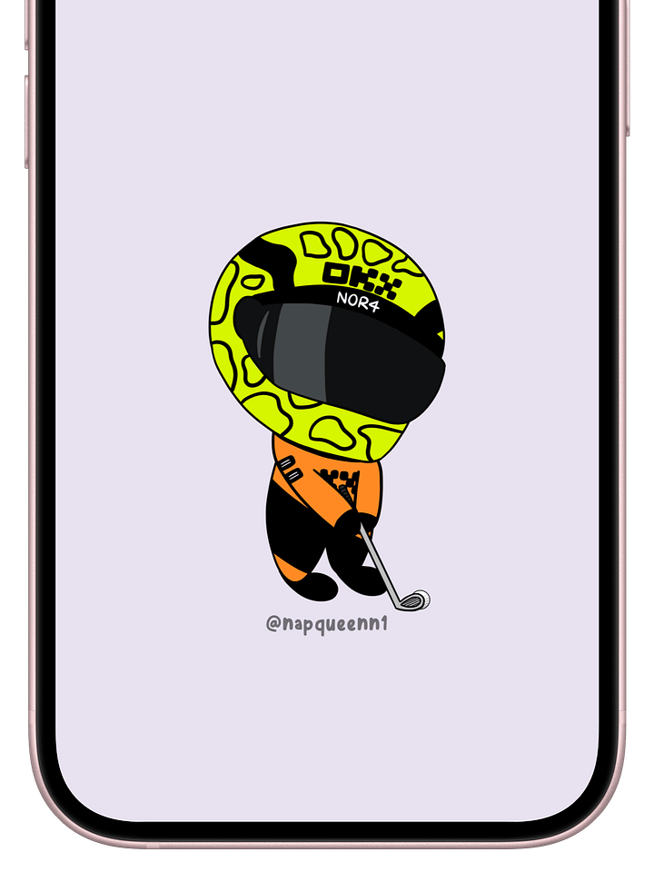 Lando Golfing - Phone Wallpaper product image (2)