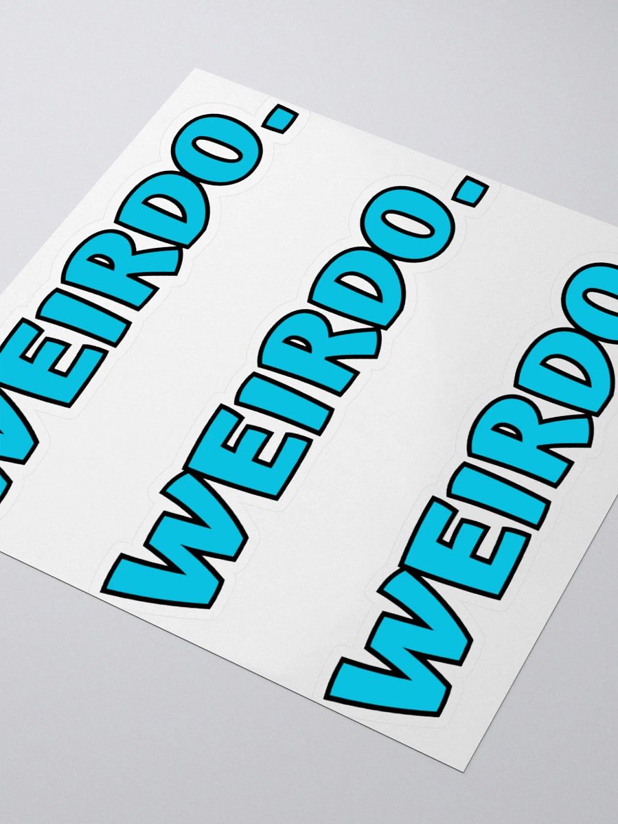 Weirdo. - stickers product image (3)