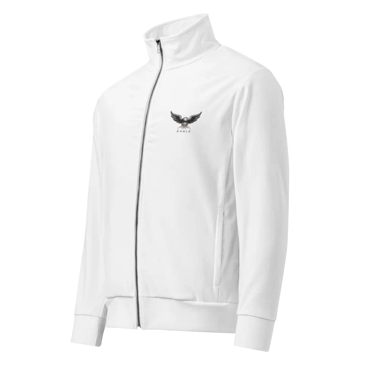 Eagle Soar White Recycled Unisex Track Jacket - Exclusive Design product image (1)