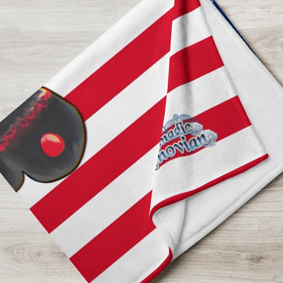 Whovie Moth for President Blanket product image (8)