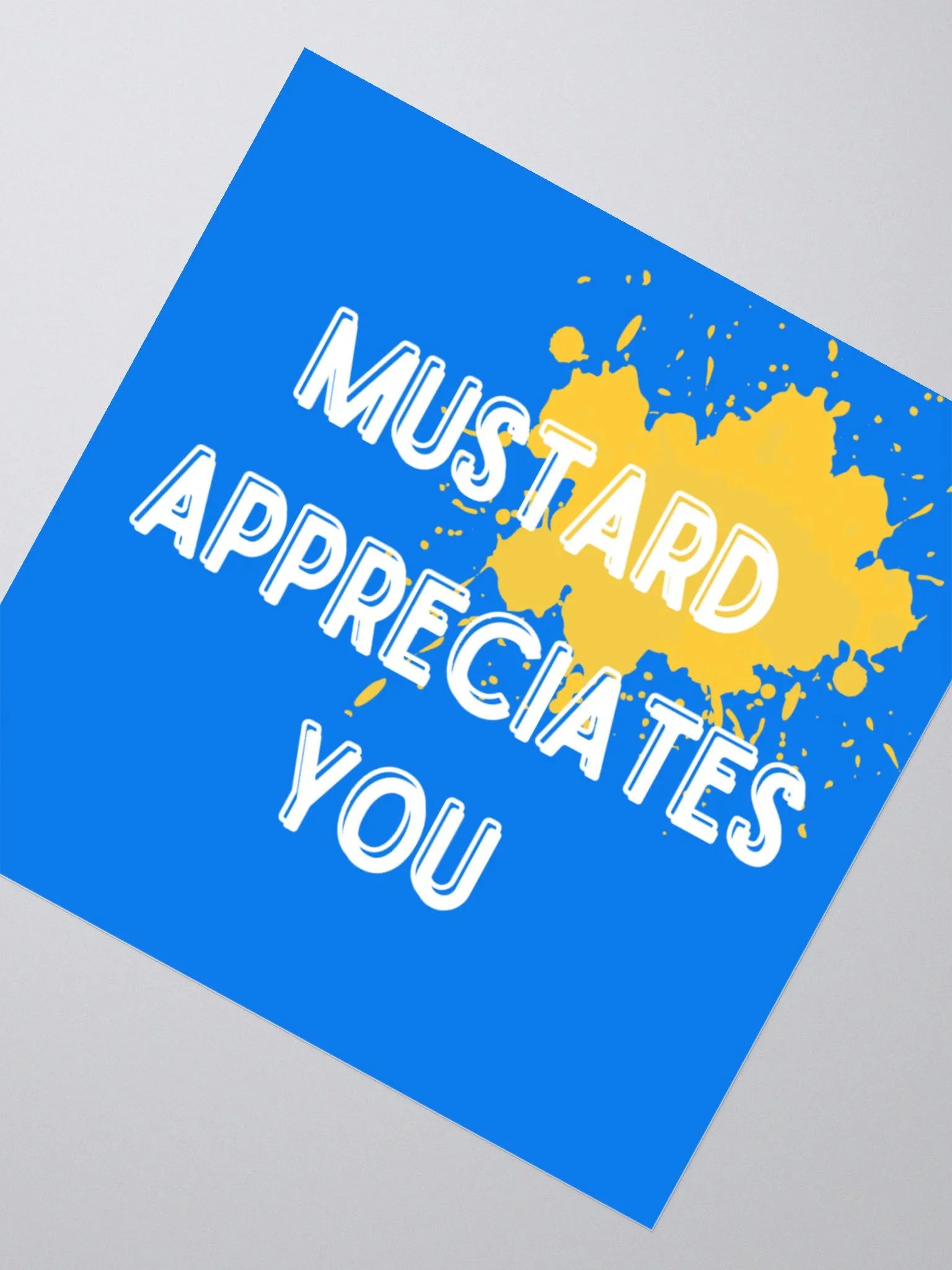 Mustard Appreciates You Sticker product image (2)