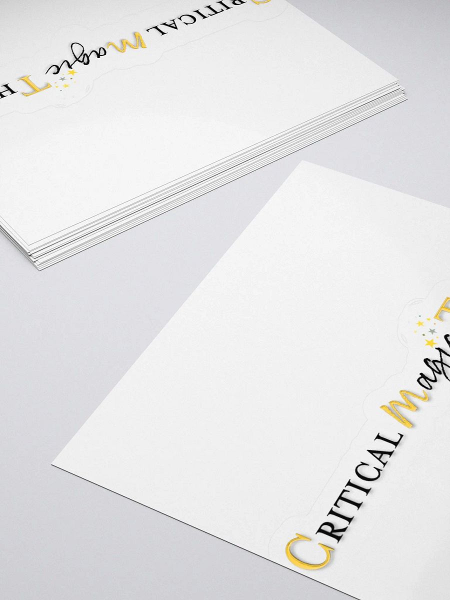 "Critical Magic Theory" Stickers product image (11)