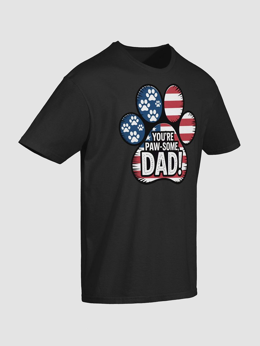 Paw-some Dad Patriotic T-Shirt product image (2)